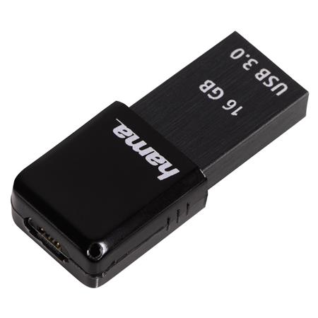 Hama FlashPen Canny USB 3.0, 16 GB, 70 MB/s, tmavá šedá