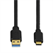 Hama kabel USB-C 3.1 A vidlice - typ C vidlice, 0,25 m