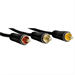 Hama video kabel SCART vidlice - 3 cinch vidlice AV, IN/OUT, 1,5m