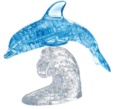 HCM KINZEL 3D Crystal puzzle Skákající delfín 95 dílků