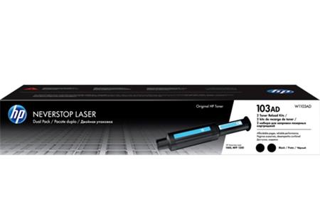 HP 103AD (W1103AD, černá) - toner Neverstop Laser, dvojbalení - 2 x 2500 stran