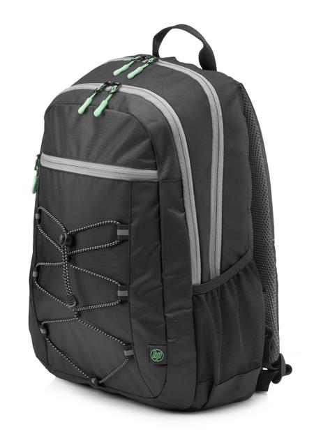 HP 15.6 Active Backpack (Black/Mint Green)
