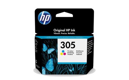 HP 305 (3YM60AE, barevná) - cartridge vhodné pro HP Deskjet 2710/2755, 100 stran