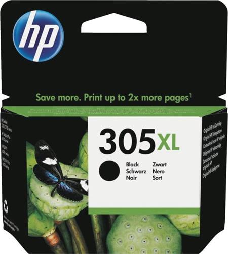 HP 305XL (3YM62AE, černá) - cartridge XL vhodné pro HP Deskjet 2710/2755, 240 stran