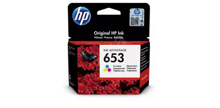 HP 653 (3YM74AE, tří-barevná) - cartridge vhodné pro HP Deskjet Ink Adv 6075/6475, 200 stran