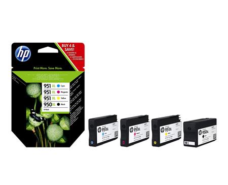 HP 950XL/951XL (C2P43AE, černá a barevná)