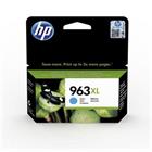 HP 963XL (3JA27AE, azurová velká) - inkoust pro HP OfficeJet Pro 9010, 9013, 9020, 1 600 stran