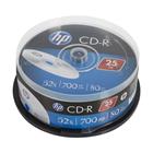 HP CD-R 700MB (80min) 52x 25-cake