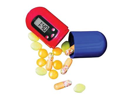 Hutermann Zásobník na léky PB01 s časovačem a alarmem