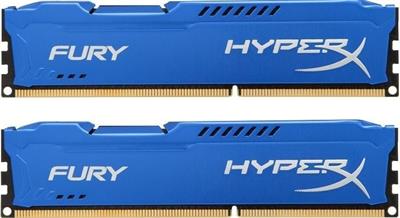 HyperX FURY 16GB (2x8GB) DDR3, modré