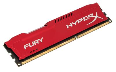 HyperX FURY 4GB (1x4GB) DDR3, červené