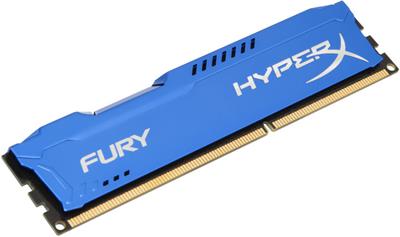 HyperX FURY 4GB (1x4GB) DDR3, modré