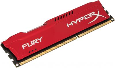 HyperX FURY 8GB (1x8GB) DDR3, červené