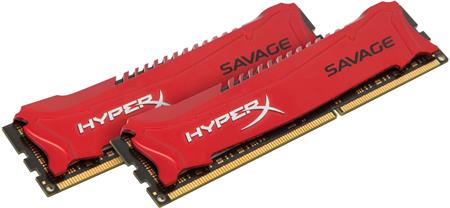 HyperX Savage 8GB (2x4GB) DDR3, červené
