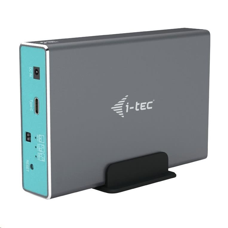i-Tec MySafe USB-C 3.1 Gen. 2 / USB 3.0, externí rámeček pro 2x 2,5“ SATA HDD/SSD