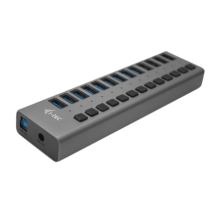 i-Tec USB 3.0 nabíjecí HUB 13port + Power Adapter 60 W