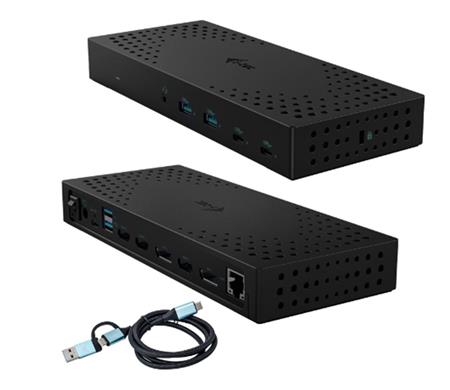 i-Tec USB 3.0 USB-C Thunderbolt, 3x 4K Docking Station Gen 2, Power Delivery 100W