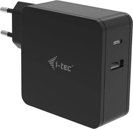 i-Tec USB-C CHARGER 60W + USB-A Port 12W
