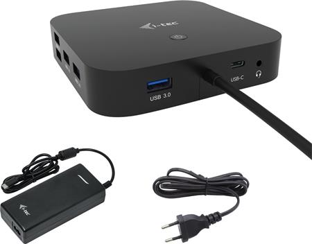 i-Tec USB-C HDMI DP Docking Station with Power Delivery 100 W + i-tec Universal Charger 112W
