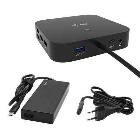 i-Tec USB-C HDMI DP Dokovací stanice se zdrojem