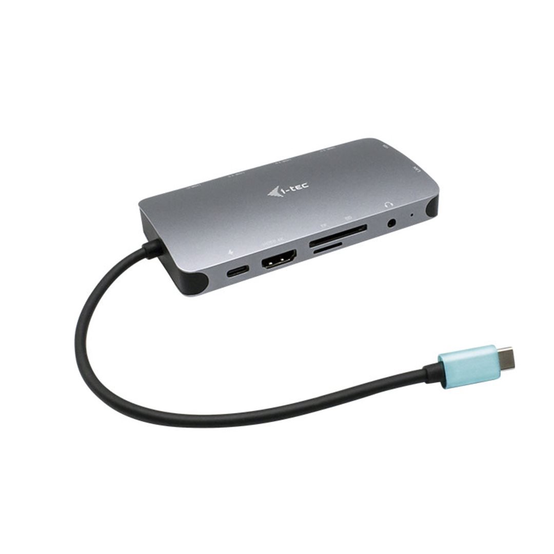 i-Tec USB-C Metal Nano Dock HDMI/ VGA with LAN, Power Delivery 100 W