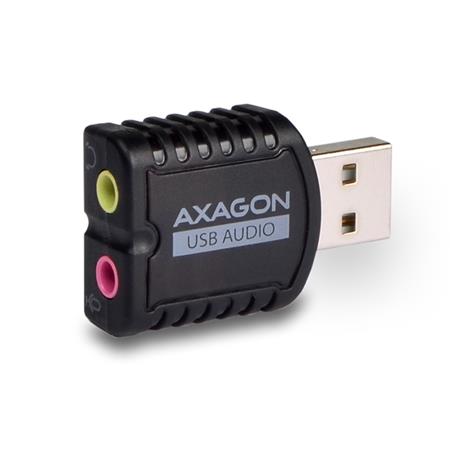 Axagon USB2.0 - stereo audio MINI adapter; ADA-10