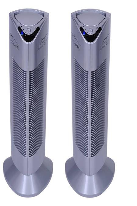 Ionic-CARE - 2x Triton X6 stříbrná čistička vzduchu a ionizátor; Triton X6 stríbrná 2x