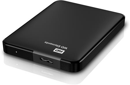 WD Elements Portable 1TB, černý; WDBUZG0010BBK-WESN