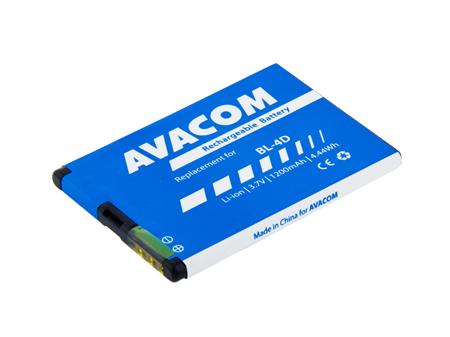 AVACOM Baterie pro mobilní telefon Nokia E7, N8 Li-Ion 3,7V 1200mAh (náhrada za BL-4D); GSNO-BL4D-S1200A