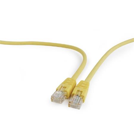 Patch kabel CABLEXPERT c5e UTP 5m YELLOW; PP12-5M/Y