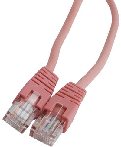 Patch kabel CABLEXPERT c5e UTP 5m PINK; PP12-5M/RO