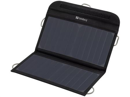 Sandberg Solar Charger 13W 2xUSB, solární nabíječka, černá; 420-40