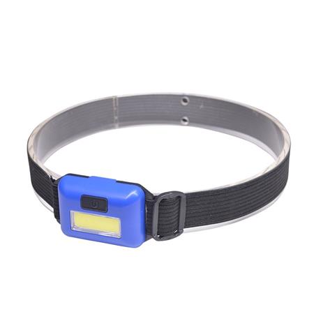 Solight čelová LED COB svítilna, 3W, modrá; WH26