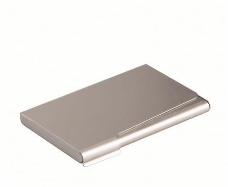 Durable Pouzdro na vizitky, matná stříbrná, kov, pro 20 ks; 241523