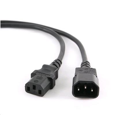 Kabel C-TECH síťový, prodlužovací, 3m VDE 220/230V napájecí; CB-PWRC14-3