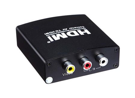 PremiumCord převodník AV kompozitního signálu a stereo zvuku na HDMI 1080P; khcon-26