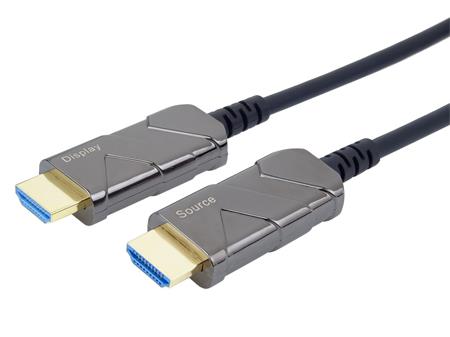PremiumCord Ultra High Speed HDMI 2.1 optický fiber kabel 8K@60Hz,zlacené 5m; kphdm21x05