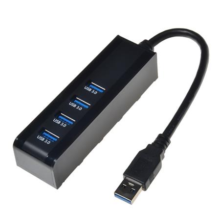 PremiumCord USB 3.0 Superspeed HUB 4-portový; ku3hub4c