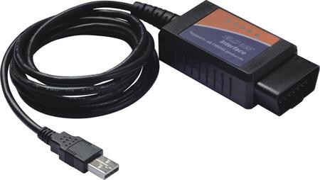 PremiumCord ELM327 USB diagnostický kabel OBD-II; kuobd