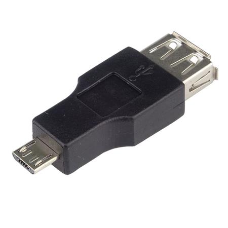 PremiumCord USB redukce USB A/female - Micro USB/male; kur-12