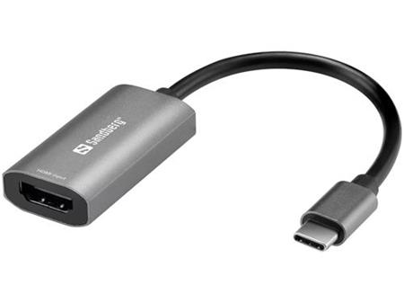 Sandberg HDMI Capture Link(F) na USB-C (M) konvertor; 136-36