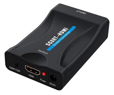 PremiumCord Převodník SCART na HDMI 1080P s napájecím zdrojem 230V; 2960832