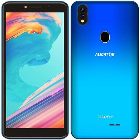Aligator S5540 Duo - mobilní telefon, 32GB, modrý; AS5540BE