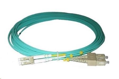 Lynx Duplexní patch kabel MM 50/125, OM3, LC-SC, LS0H, 2m; DPX-50-LC/SC-OM3-2