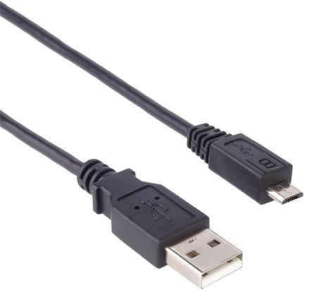 PremiumCord Kabel micro USB 2.0, A-B 2m; ku2m2f