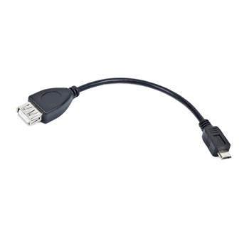 GEMBIRD kabel propojovací USB 2.0 A - Micro B OTG, F/M kabel 15cm ; A-OTG-AFBM-03