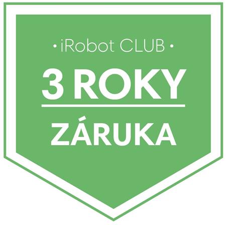iRobot prodloužená záruka na 3 roky po registraci na irobotclub.cz