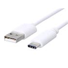 Kabel C-TECH USB 2.0 AM na Type-C kabel (AM/CM), 1m, bílý