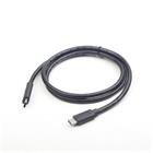 Kabel CABLEXPERT USB 3.1 Type-C na Type-C kabel (CM/CM), 1m, datový, černý