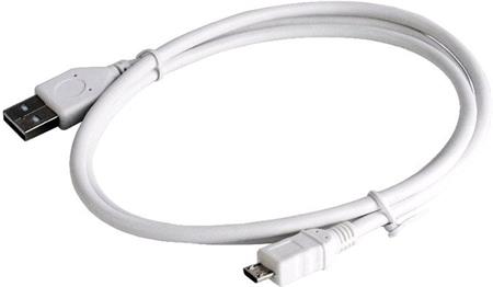 Kabel CABLEXPERT USB A Male/Micro B Male 2.0, 1,8m, White, High Quality